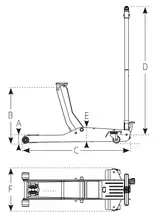 CRIC ROULEUR HYDRAULIQUE 3T.