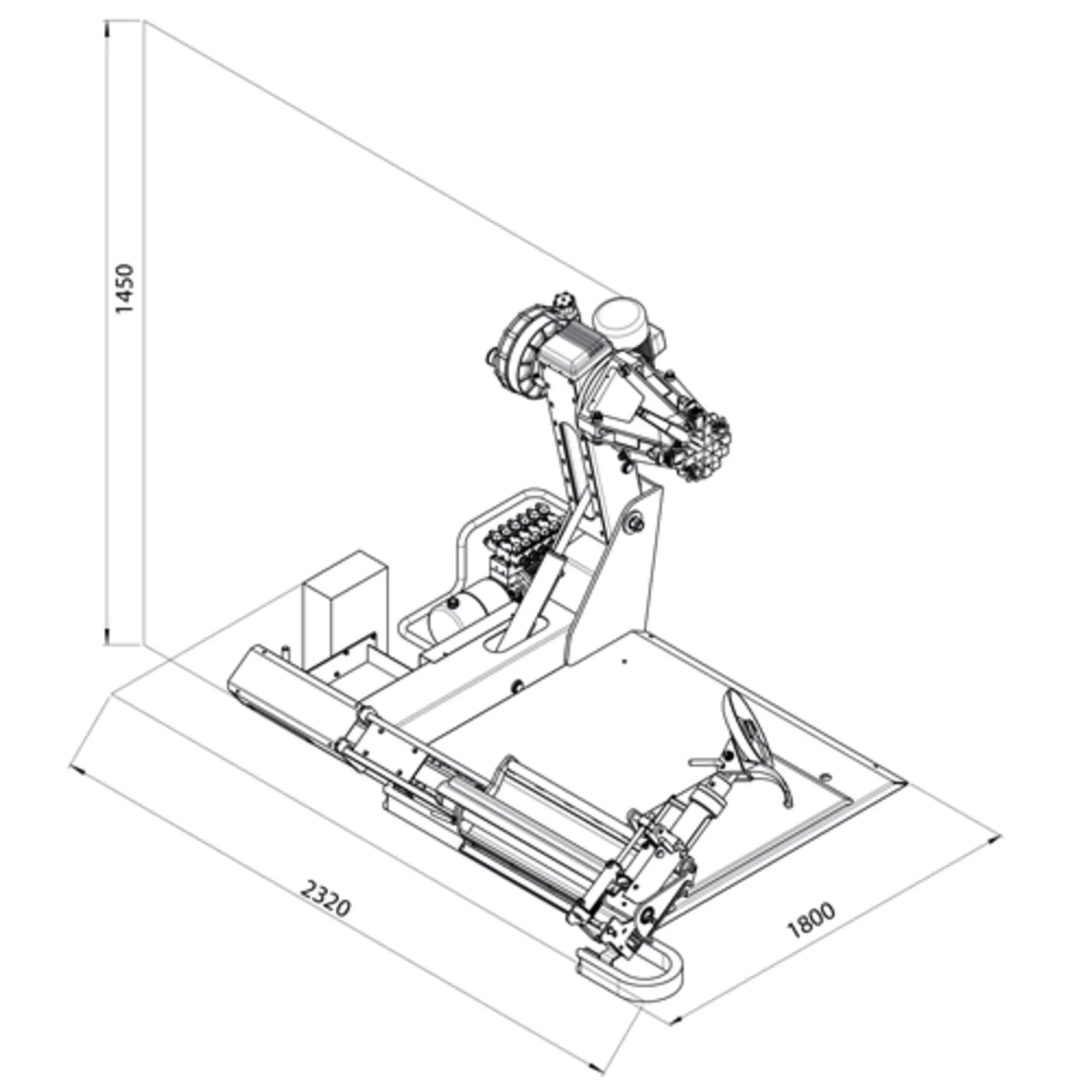 Monte/d�monte-pneus industriel (radio)