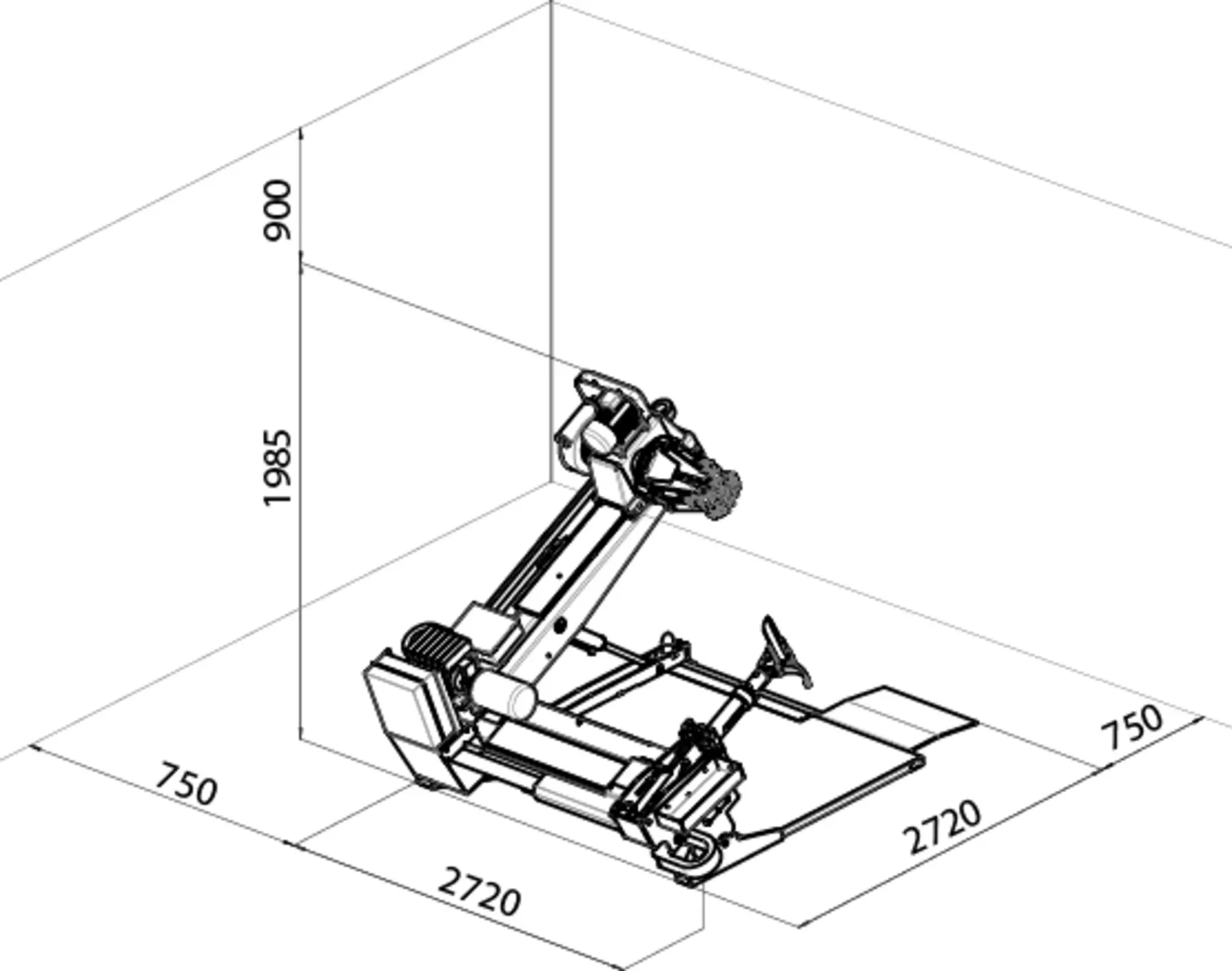 Monte/dmonte-pneus industriel (cble)