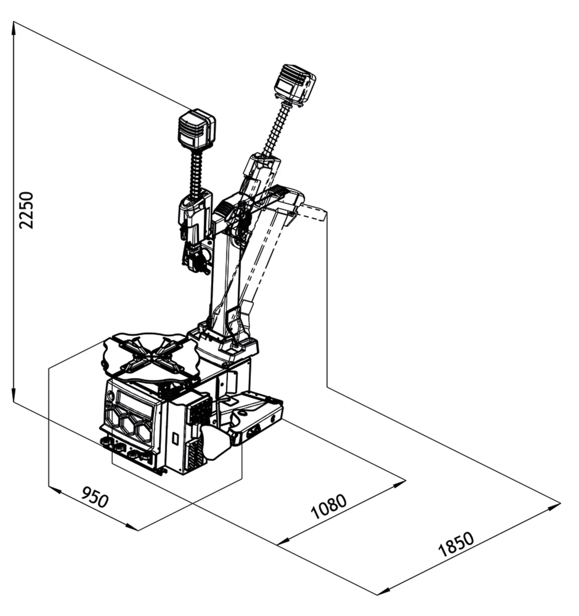 Monte/dmonte-pneus automatique moto-inverter et sans levier