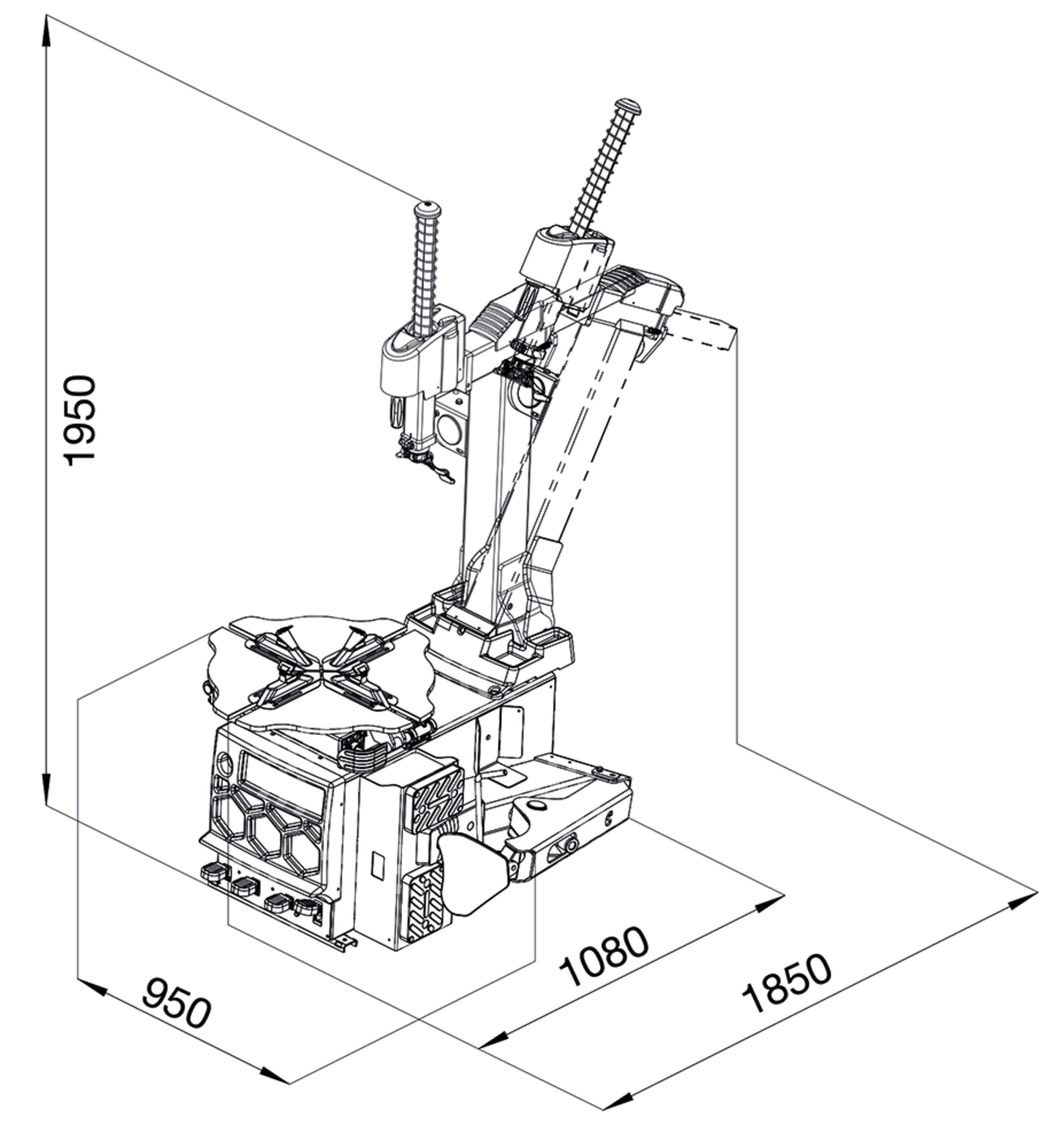 Monte/dmonte-pneus automatique. moto-inverter et systme ti