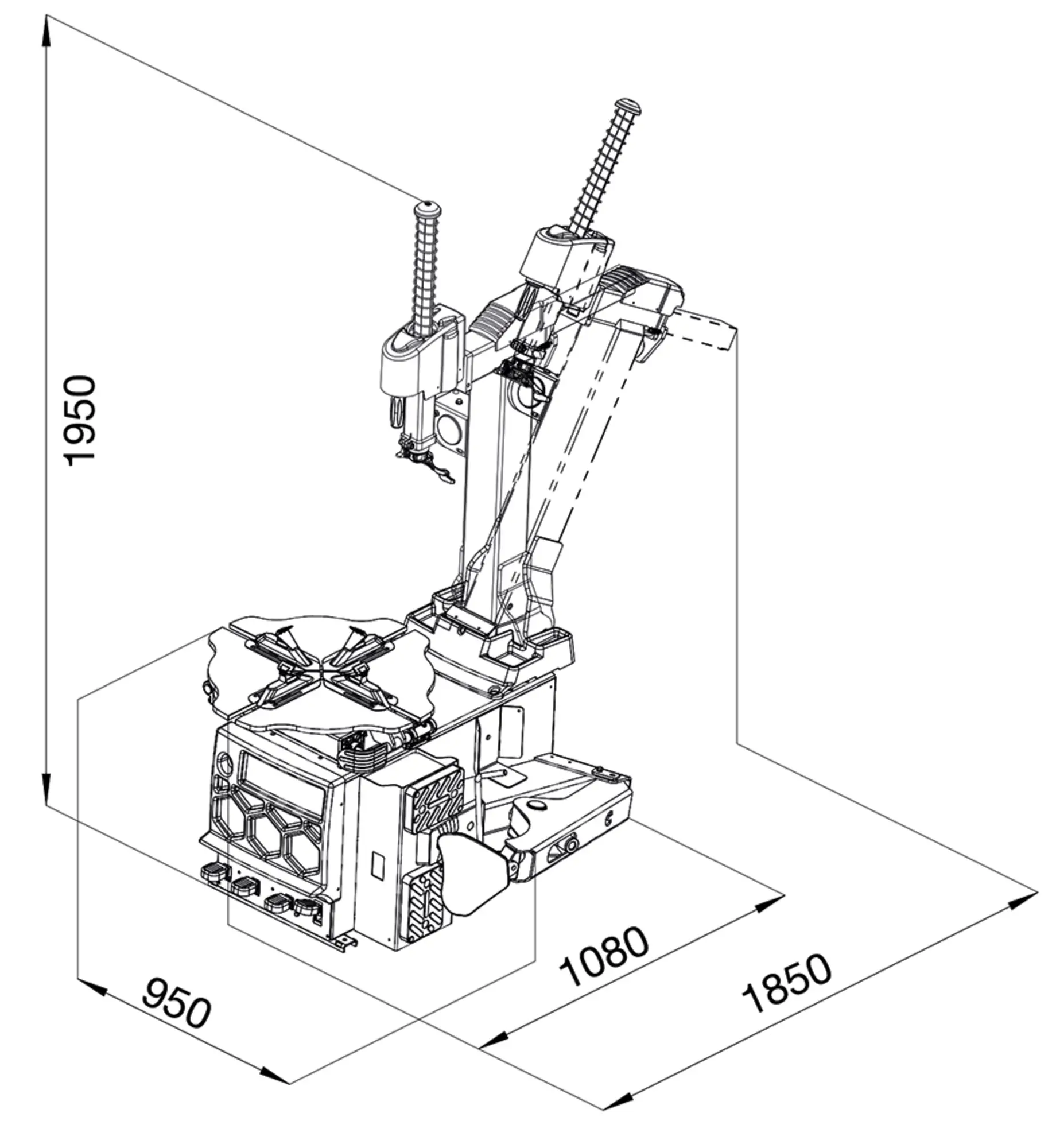 Monte/dmonte-pneus automatique. moto-inverter et systme ti