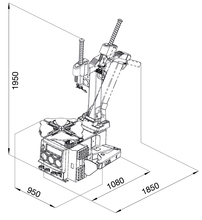Monte/dmonte-pneus automatique moto-inverter