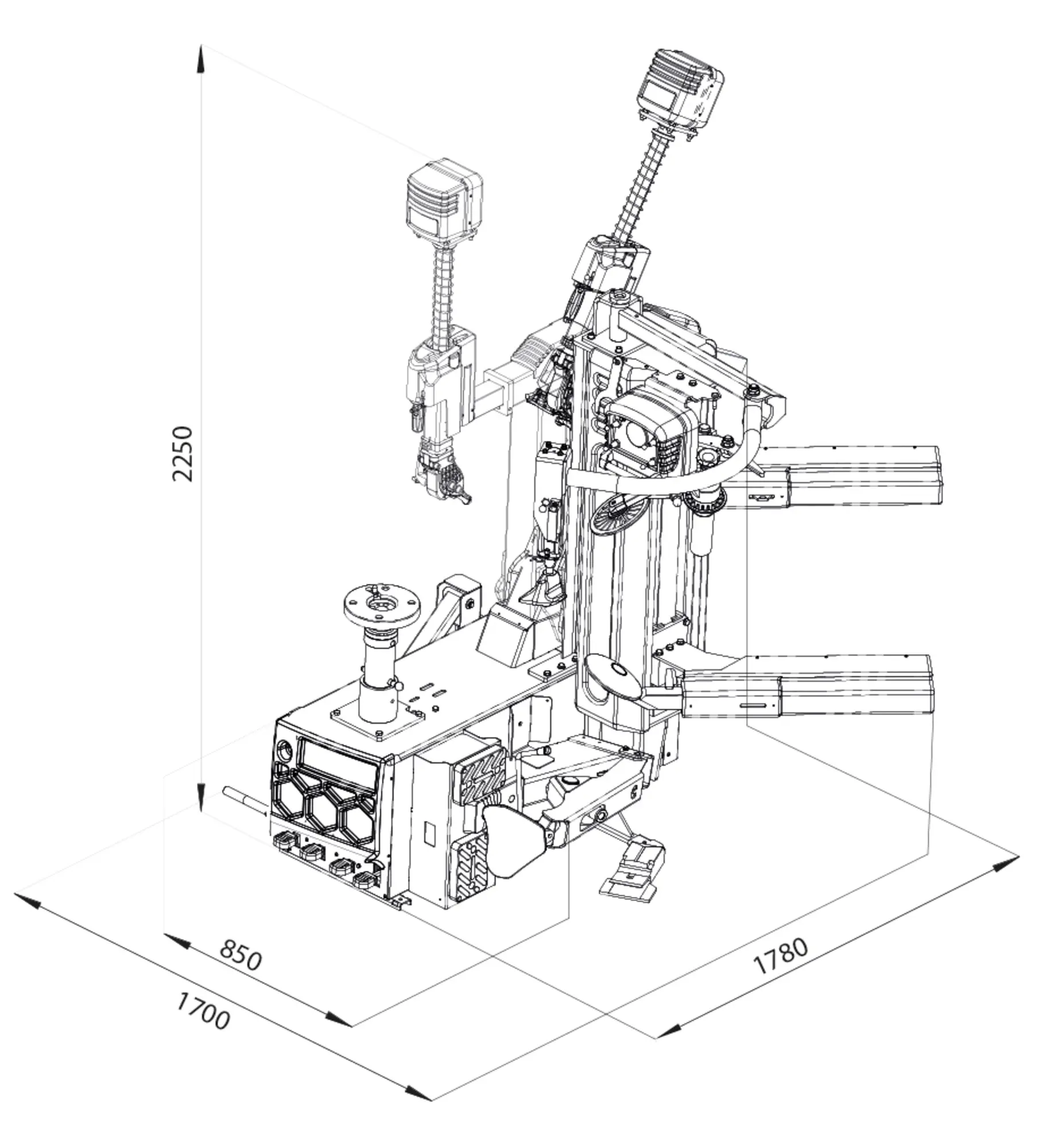 Monte/dmonte-pneus automatique