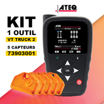 Kit 1 outil d'activation PL avec 5 capteurs tpms