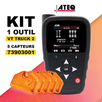 Kit 1 outil d'activation pl avec 5 capteurs tpms