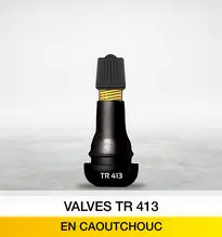 Valves tr413 en caoutchouc