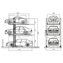 Pont parking galvanis + monophas 3T.
