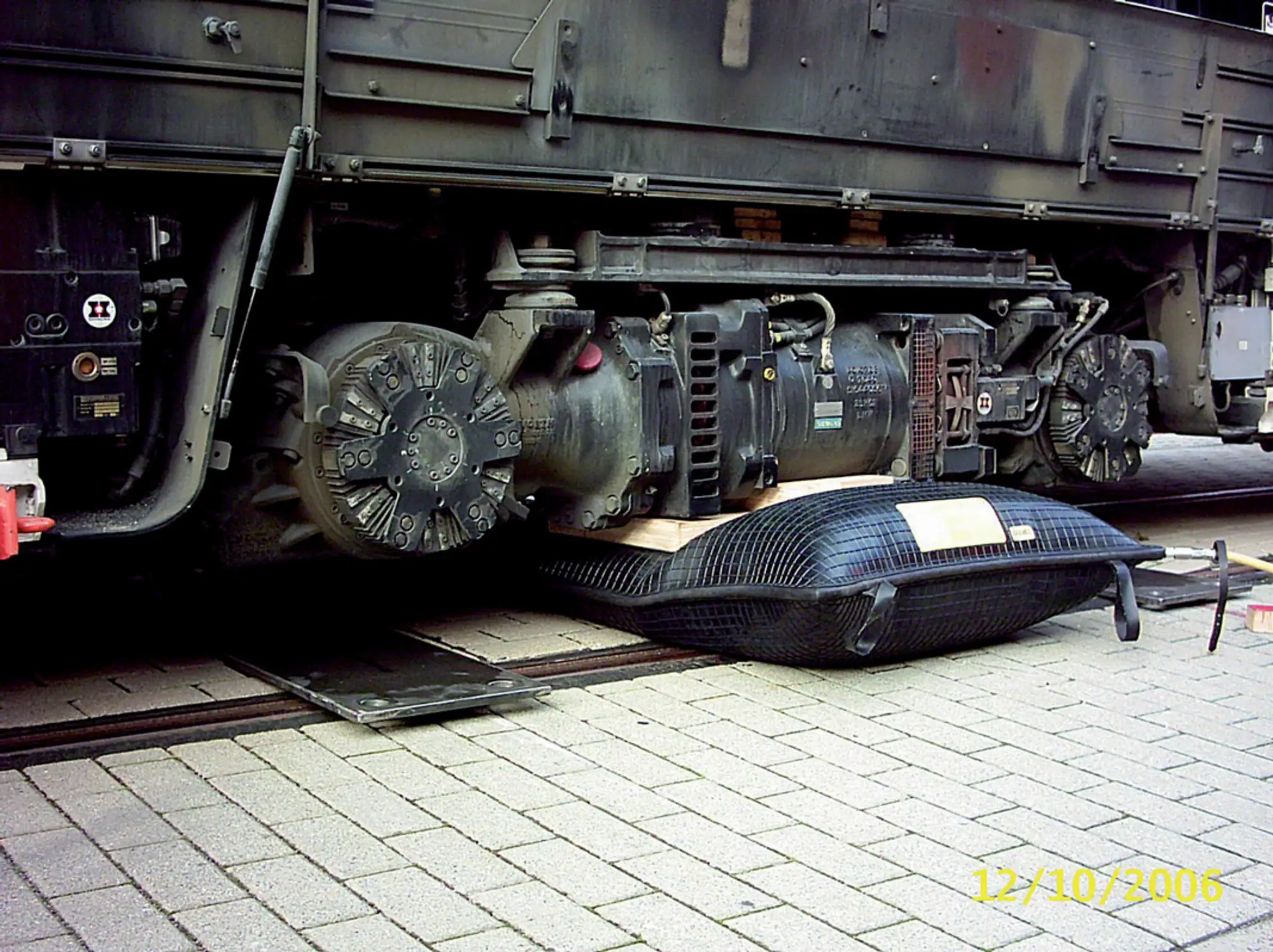 Coussin de levage caoutchouc 67.7t