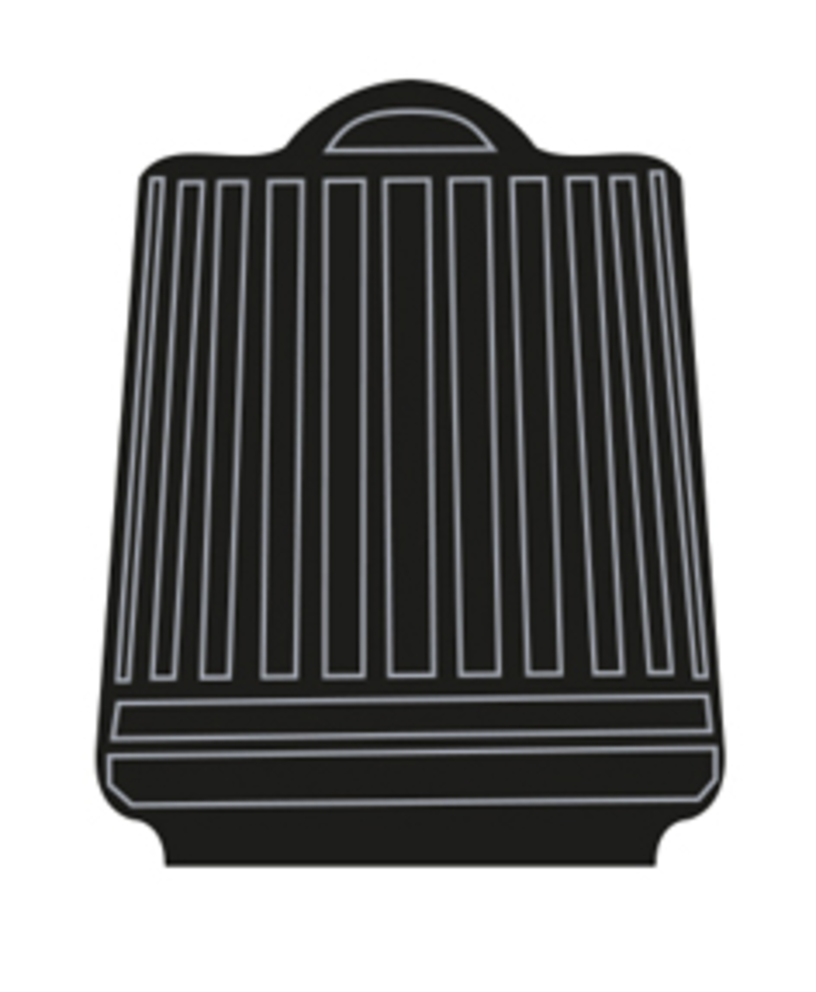 BOUCHON NOIR PLASTIQUE SOUPLE