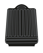 BOUCHON NOIR PLASTIQUE SOUPLE