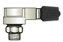 Valve pneu moto metallique laiton