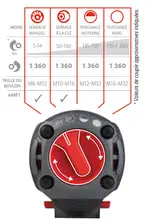 Cl  chocs lectrique 1/2" sans batterie