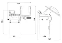 �quilibreuse auto. avec carter et sonar