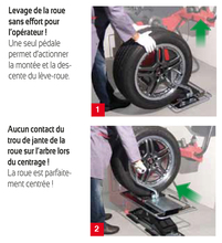 LEVE-ROUE PNEUMATIQUE ZERO WEIGHT (80KG)
